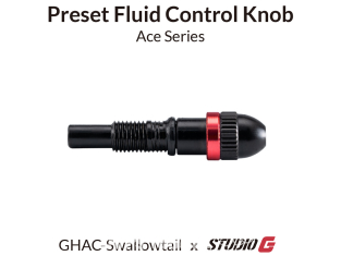 Gaahleri aérographe 41369 Bouton de contrôle de fluide préréglé pour Swallowtail-StudioG Ace Series