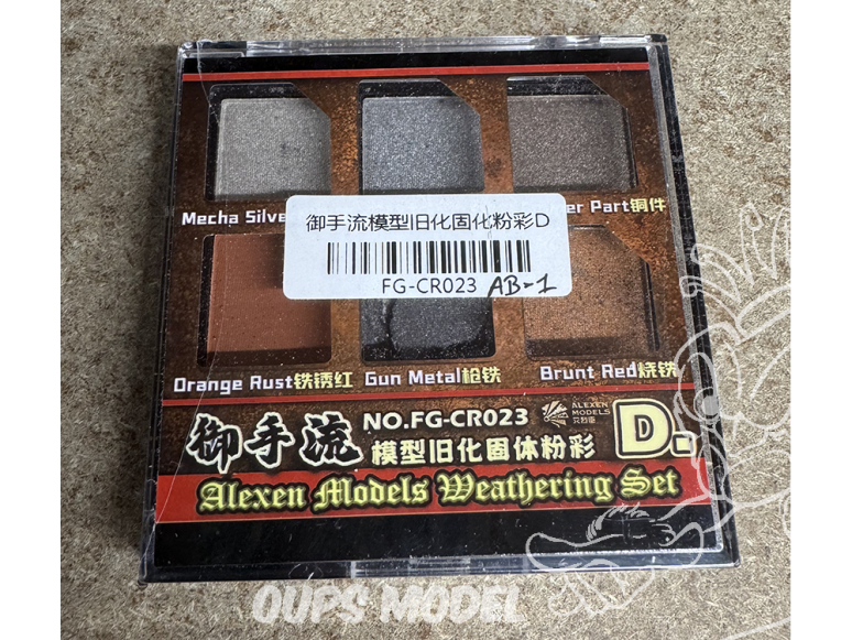 Alexen Models CR023 Weathering set D abimé voir photo