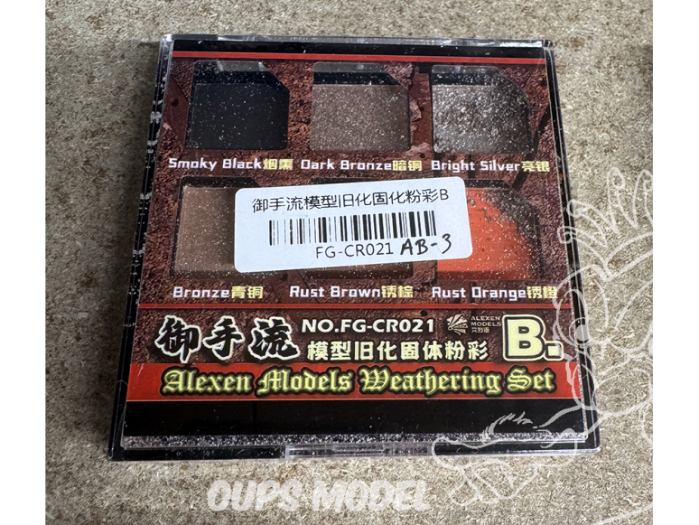 Alexen Models CR021AB-1 Weathering set B abimé voir photo