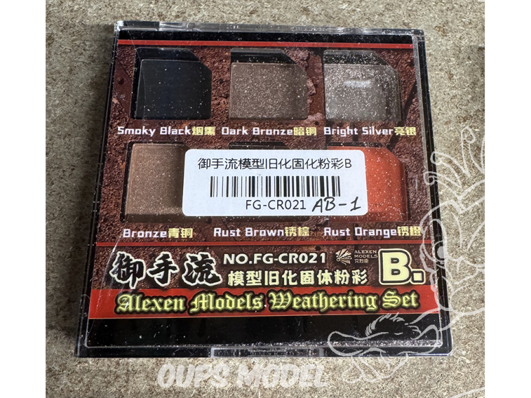 Alexen Models CR021AB-2 Weathering set B abimé voir photo