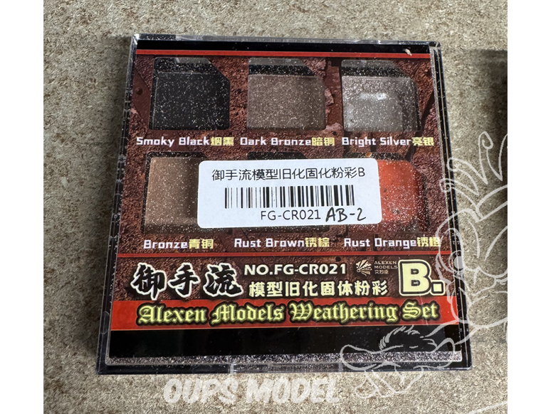 Alexen Models CR021AB-3 Weathering set B abimé voir photo