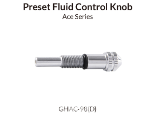 Gaahleri aérographe 41239 Bouton de contrôle de fluide préréglé pour GHAD-98D Ace Series