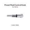Gaahleri aérographe 41239 Bouton de contrôle de fluide préréglé pour GHAD-98D Ace Series