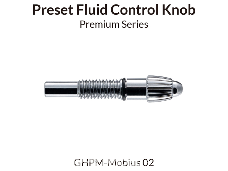 Gaahleri aérographe 42267 Bouton de contrôle de fluide préréglé pour Mobius 02