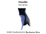 Gaahleri aérographe 41376 Poignée pour GHAC-Swallowtail x Barbatos Rex Ace Series