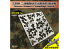 Alexen Models AJ0023 Pochoir camouflage Allemand à points ondulés clairs et ombrés Ardennes de la Forêt-Noire WWII Style C 1/35