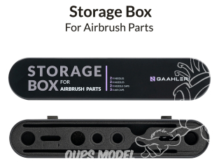 Gaahleri aérographe 40751 Boite de rangement pour pièces d'aérographe