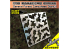 Alexen Models AJ0032 Pochoir Modèle militaire Gundam Universal Universal Black Forest Camouflage 1/35