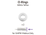 Gaahleri aérographe 41062 Joints toriques blancs de buse pour GHPM-Mobius x2