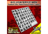 Alexen Models AJ0042 Pochoir texte d&#039;armure kanji japonais de corps de Gundam 53 caractères chinois MG dédié HG