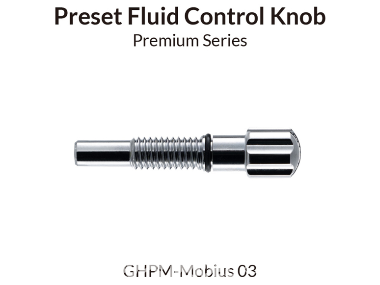 Gaahleri aérographe 42281 Bouton de contrôle de fluide préréglé pour Mobius 03