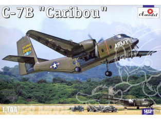 Amodel maquettes avion 1412 C-7B CARIBOU 1/144