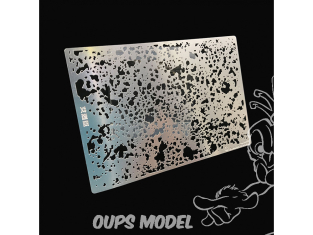 Alexen Models AJ0057 Pochoir petites taches Hétéroclite pour le vieillissement Type C