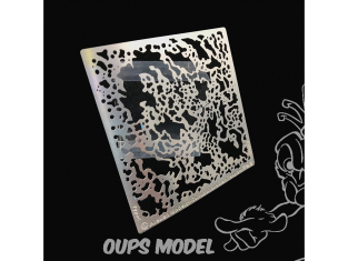 Alexen Models AJ0058 Pochoir grandes taches Hétéroclite pour le vieillissement Type B