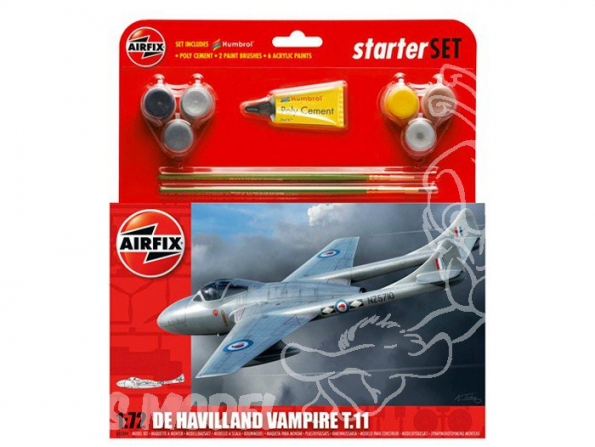 Airfix maquette avion 55204 De Havilland Vampire T.11 1/72