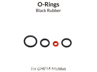 Gaahleri aérographe 41079 Joints toriques noirs pour GPHM-Mobius Premium series