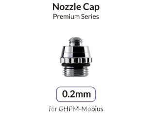 Gaahleri aérographe 40911 Capuchon de buse 0.2mm pour GHPM-Mobius Premium Series