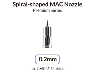 Gaahleri aérographe 40935 Buse MAC 0,2mm pour GHPM-Mobius Premium Series