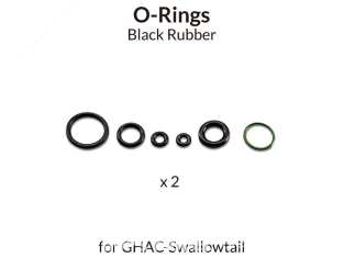 Gaahleri aérographe 40775 Joints toriques noirs pour GHAC-Swallowtail