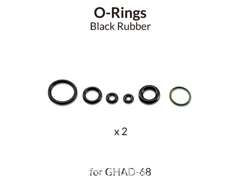 Gaahleri aérographe 40805 Joints toriques noirs pour GHAD-68
