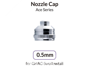 Gaahleri aérographe 42694 Capuchon de buse 0,5mm pour GHAC-Swallowtail Ace Series