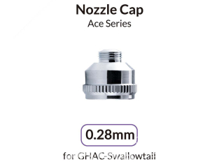 Gaahleri aérographe 42687 Capuchon de buse 0,28mm pour GHAC-Swallowtail Ace Series