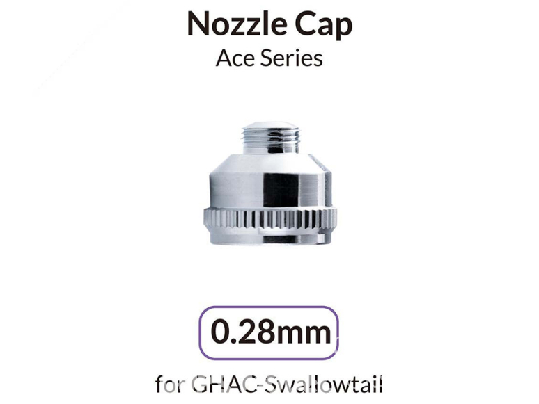 Gaahleri aérographe 42687 Capuchon de buse 0,28mm pour GHAC-Swallowtail Ace Series