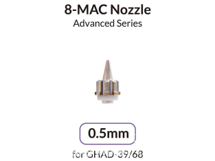 Gaahleri aérographe 40386 Buse 8-MAC 0,5mm pour GHAD-39 / GHAD-68 Advanced Series