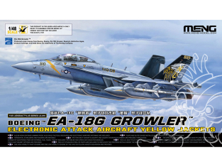 Meng maquettes avions Ls-019 Boeing EA-18G Growler Spécialiste en guerre électronique aéroportée 1/48