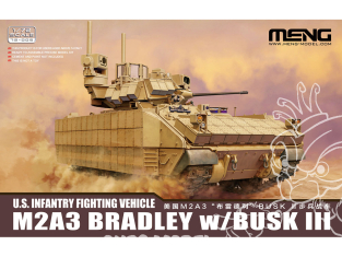 Meng maquette militaire 72-005 Véhicule de combat d'infanterie américain M2A3 Bradley BUSK III 1/72