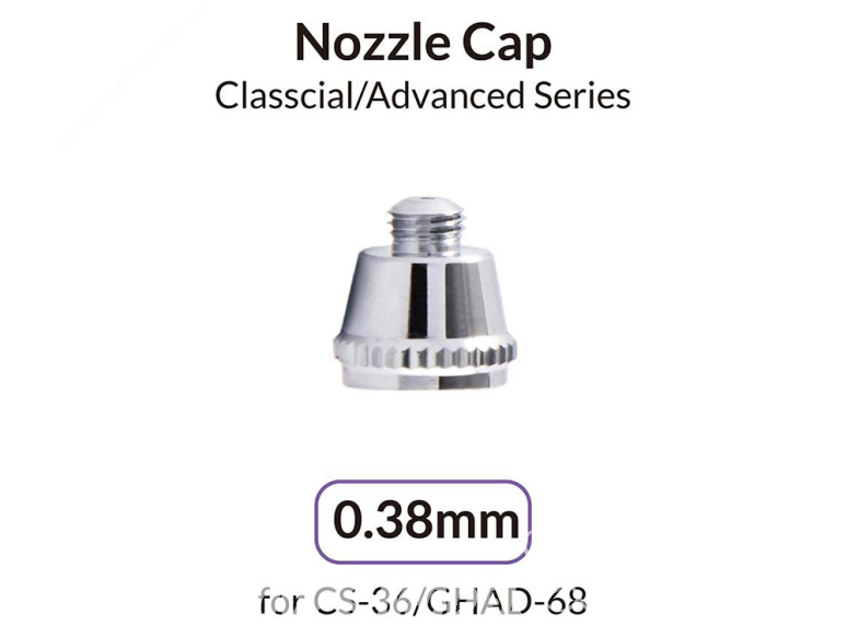 Gaahleri aérographe 40317 Capuchon de buse 0,38mm pour CS-36 / GHAD-68 Advanced Series