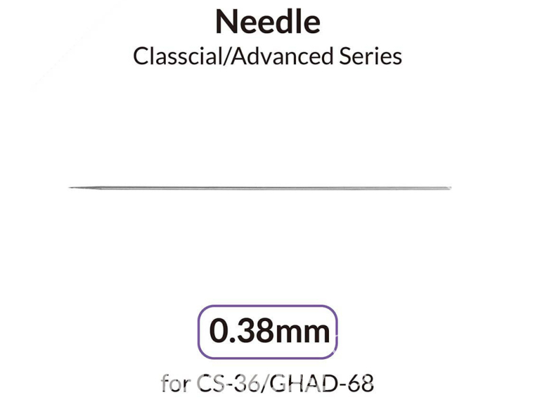 Gaahleri aérographe 40584 Aiguille 0,38mm pour CS-36 / GHAD-68 Advanced Series