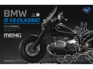 MENG MT-006S BMW R 18 Classic Parfaitement pré-peint 1/9