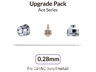 Gaahleri aérographe 42762 Tête complète 0,28mm pour GHAC-Swallowtail Ace Series
