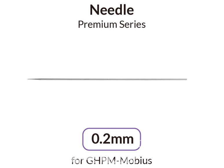 Gaahleri aérographe 40959 Aiguille 0,2mm pour GHPM-Mobius Premium Series