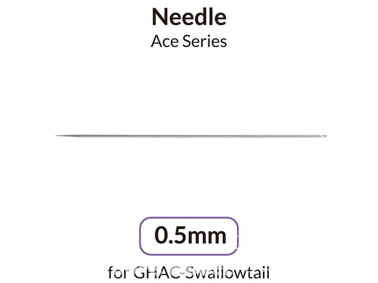 Gaahleri aérographe 40690 Aiguille 0,5mm pour GHAC-Swallowtail Ace Series