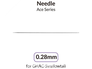 Gaahleri aérographe 42731 Aiguille 0,28mm pour GHAC-Swallowtail Ace Series