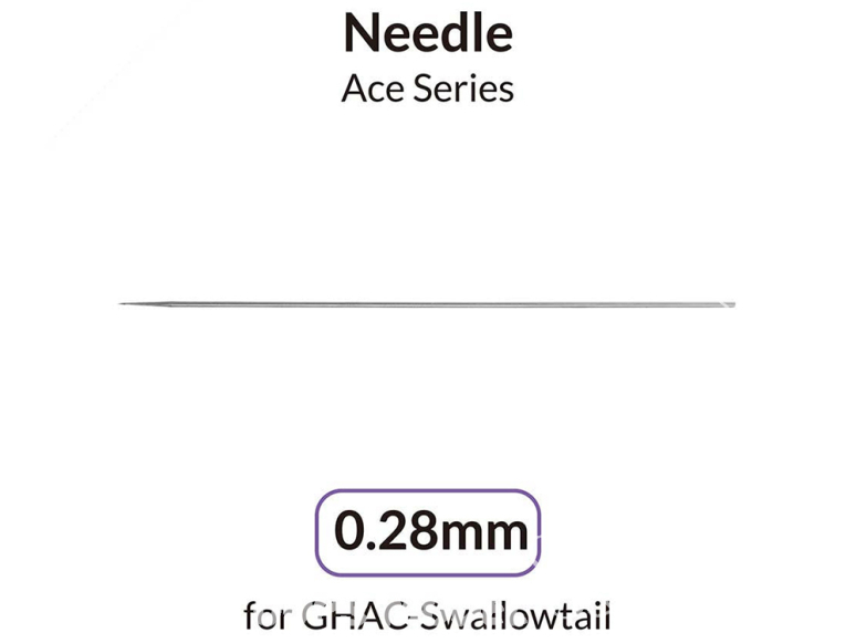 Gaahleri aérographe 42731 Aiguille 0,28mm pour GHAC-Swallowtail Ace Series