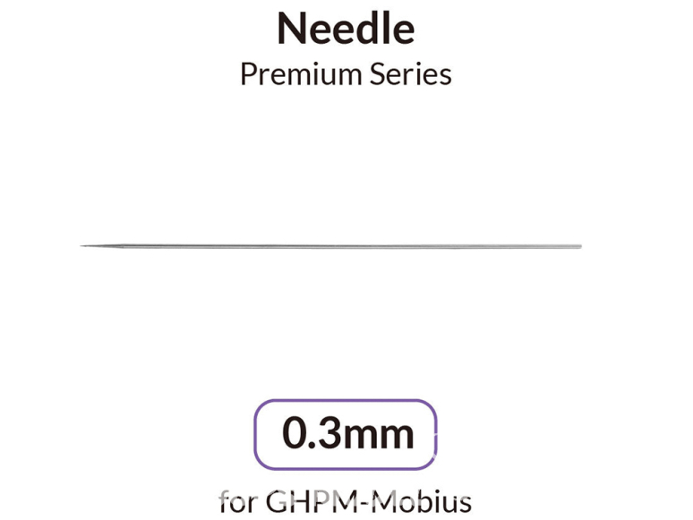Gaahleri aérographe 40966 Aiguille 0,3mm pour GHPM-Mobius Premium Series