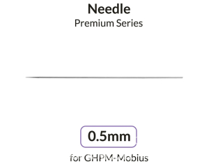 Gaahleri aérographe 43042 Aiguille 0,5mm pour GHPM-Mobius Premium Series