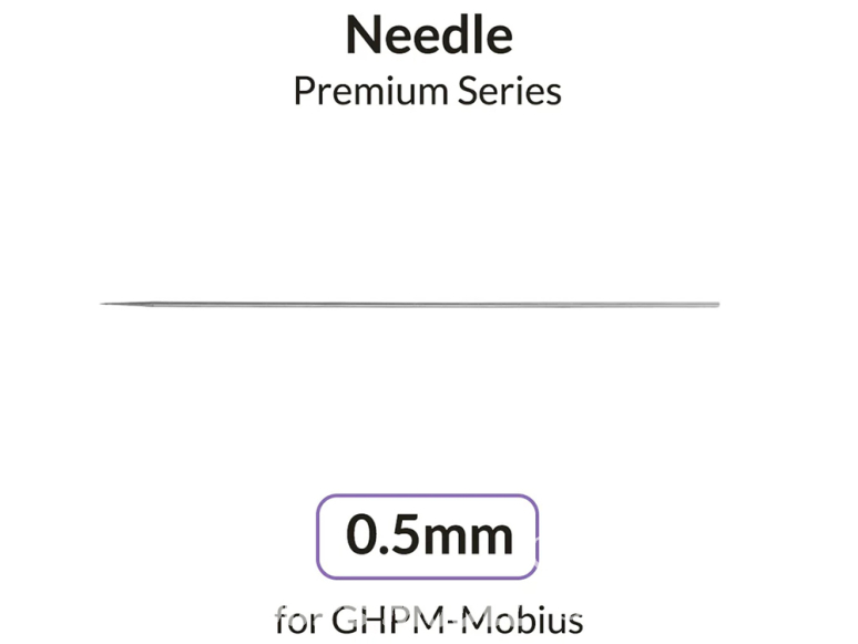 Gaahleri aérographe 43042 Aiguille 0,5mm pour GHPM-Mobius Premium Series