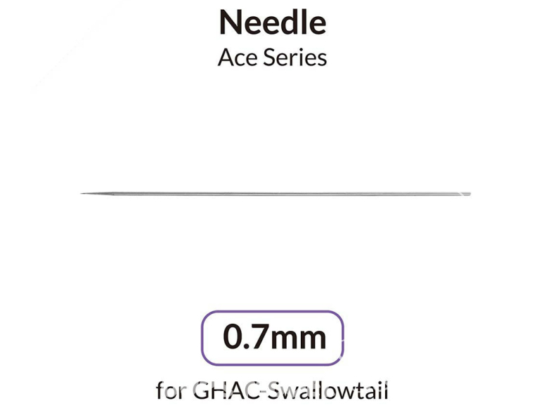Gaahleri aérographe 42748 Aiguille 0,7mm pour GHAC-Swallowtail Ace Series