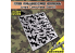Alexen Models AJ0055 Pochoir graffitis petite et grande taille Type D 1/35