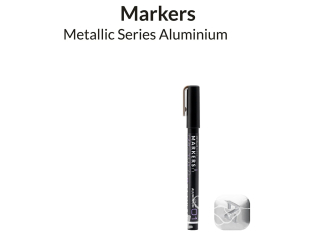 Gaahleri GM-MS01 Marqueur acrylique Aluminium Série métallique