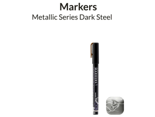 Gaahleri GM-MS03 Marqueur acrylique Acier foncé Série métallique