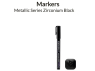Gaahleri GM-MS06 Marqueur acrylique Noir zirconium Série métallique