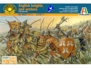 Italeri maquette historique 6027 chevaliers et archers Anglais 1