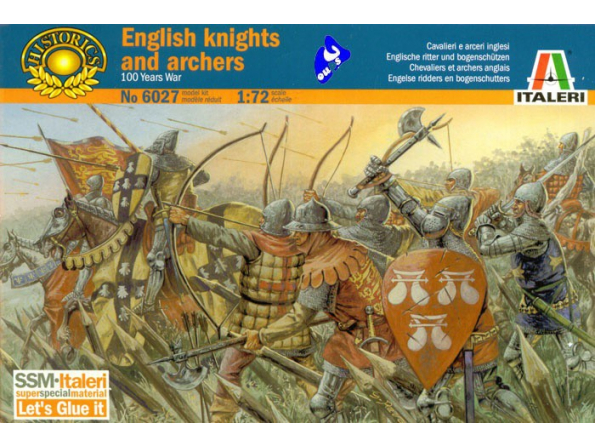 Italeri maquette historique 6027 chevaliers et archers Anglais 1