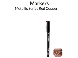 Gaahleri GM-MS07 Marqueur acrylique Rouge cuivre Série métallique