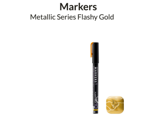 Gaahleri GM-MS10 Marqueur acrylique Or Flashy Série métallique